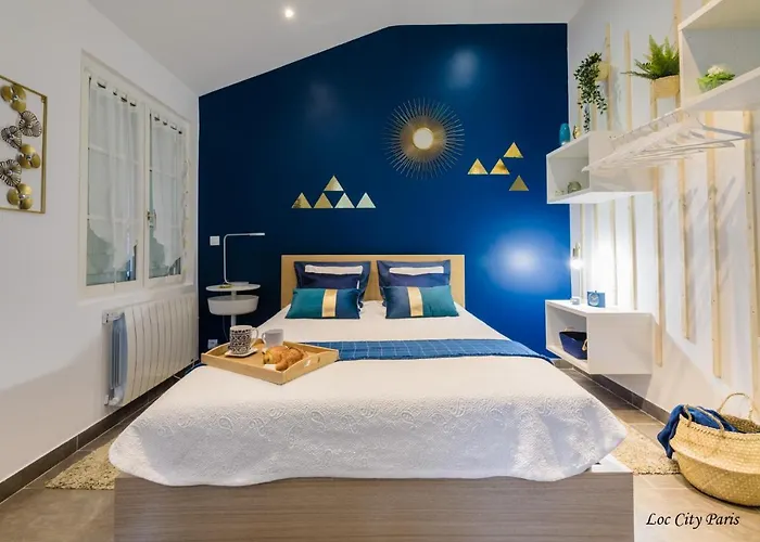 Apartament Bleu - Parc Asterix - De Sable - Villepinte - Aeroport Cdg