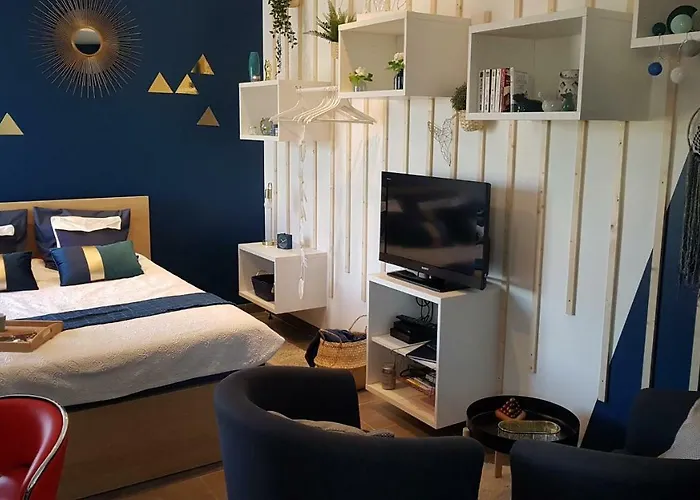 Apartament Bleu - Parc Asterix - De Sable - Villepinte - Aeroport Cdg Vemars